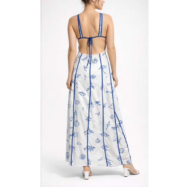 Vestido largo con tirantes