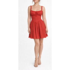 Vestido mini tipo corsé sin espalda: imagen 8