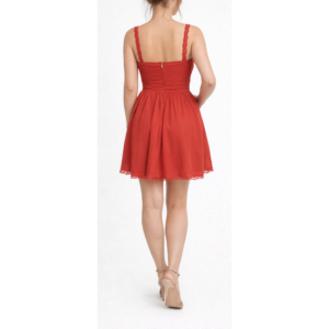 Vestido mini tipo corsé sin espalda: imagen 9