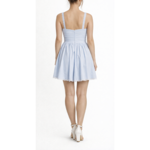 Vestido mini tipo corsé sin espalda: imagen 5